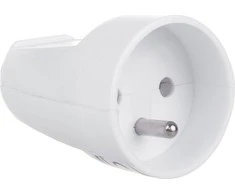 Maclean MCE331 įžeminimo kontaktų lizdas E tipo prancūziškas (ne Schuko) lizdas su įžeminimu plastikinis Max 3680W 16A 2