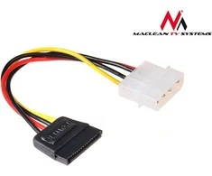 MACLEAN MCTV-633 Maclean MCTV-633 maitinimo keitiklio kabelio adapteris Molex SATA