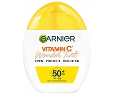 Garnier „Vitamin C Wonder Tint Light“ tonuotas veido fluidas su SPF50+ šviesa, 40 ml