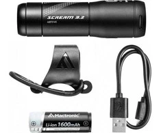 Mactronic 600lm įkraunamas priekinis dviračio žibintas Scream 3.2