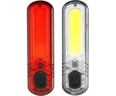 Mactronic 60+18lm USB įkraunamų dviračio žibintų komplektas DuoSlim
