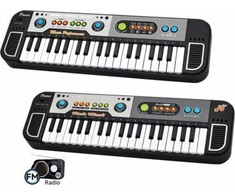 Madej muzikinė klaviatūra su baterija ir mikrofonu 011125 78635