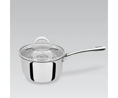 Maestro Plieninis puodas su dangčiu indukcinei ir dujinei viryklėi 16 cm 1,8 l MAESTRO MR-3519-16S