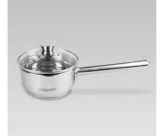 Maestro Kaistuvas plieno su dangteliu na indukcję gaz mały 14cm 1.0L MAESTRO MR-3510-14S