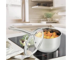 Maestro Kaistuvas plieno su dangteliu na indukcję gaz 16cm 1.8L MAESTRO MR-3519-16S