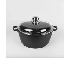 Maestro MR-4620C Puodas su dangčiu 20 cm 2,1 l Juodas
