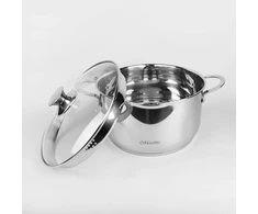 Maestro Puodas plieno su dangteliu na indukcję gaz 24cm 5.0L MAESTRO MR-3510-24