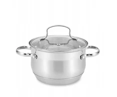 Maestro Puodas plieno su dangteliu na indukcję gaz duży 26cm 8.2L MAESTRO MR-3512-26