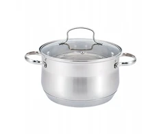 Plieninis puodas su dangteliu, indukcinis, 16cm, 2,1l | Maestro MR-3512-16