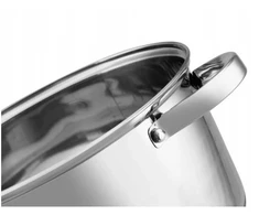 Plieninis puodas su dangteliu, indukcinis, 16cm, 2,1l | Maestro MR-3512-16