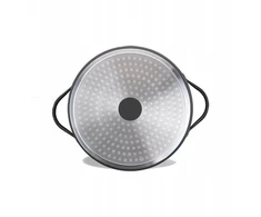 Maestro Puodas su dangčiu indukcija gaz 24cm 4.6L juoda MAESTRO MR-4027-24