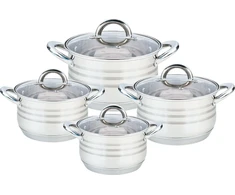 PUODŲ RINKINYS, 8 ELEMENTAI (2,9 L, 3,9 L, 5,1 L, 6,5 L) MAESTRO