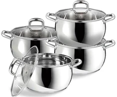 Rinkinys GARNKÓW 8 ELEMENTÓW (2,0L, 2,8L, 3,8L, 6,4L) MAESTRO