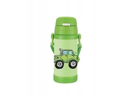 Maestro Termo puodelis vaikams dziecka ze słomką 350ml autko MAESTRO MR-1640-35-B