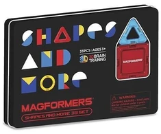 Magformers „Shapes&amp;More“ kaladėlės, 33 vnt.