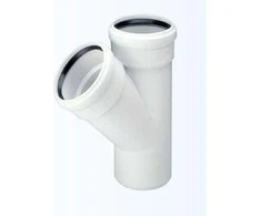 Magnaplast Trišakis vidaus kanalizacijai Skolan, 110 mm x 58 mm, 45 °