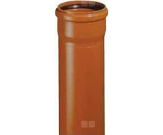 Magnaplast Išorinis nuotekų vamzdis PVC-U 110/6000x3,2 KGEM SN8 putplastis