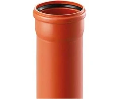 Magnaplast Išorinis nuotekų vamzdis PVC-U 110/6000x3,2 KGEM SN8 putplastis
