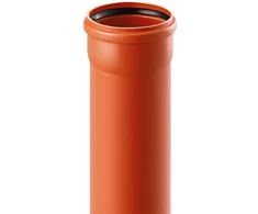 Magnaplast Išorinis nuotekų vamzdis PVC-U 200/2000x4,9 KGEL SN4 kietas