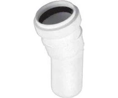 Magnaplast Vidaus kanalizacijos alkūnė HTB, d 32, , 90*, balta