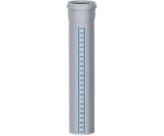 Magnaplast Vidinis drenažo vamzdis su 110mm puodeliu 1m (10440)