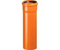 Lauko kanalizacijos vamzdis Magnaplast, Ø 110 mm, SN4, 0,5 m