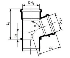 Magnaplast Ultra dBEA Tee 110mm 75st. (146490)