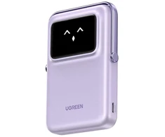 Magnetinė išorinė baterija Ugreen UNO PB572 10000mAh Qi violetinė (45328)