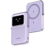 Magnetinė išorinė baterija Ugreen UNO PB572 10000mAh Qi violetinė (45328)