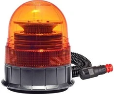 LED įspėjamoji lempa W02M magnetinė R65 R10 39LED 12/24V IP56 AMIO-02300
