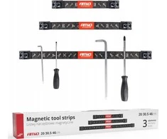 Magnetinės juostos įrankiams, rinkinys 3 vnt. (20 cm, 30,5 cm, 46 cm) AMIO-04263