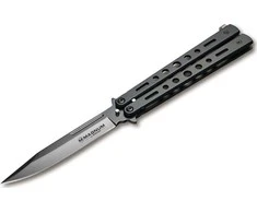 Magnum peilis Magnum Balisong All Juodas universalus