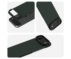 „MagSafe iPhone 17 Air“ itin plonas aramidinio pluošto telefono dėklas, tropikų žalias, Yaxo