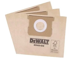 „DeWalt“ dulkių siurblio maišeliai x 3 DXV15T - įrankių dėžės popierius