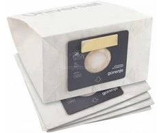 Gorenje dulkių siurblių maišeliai GB2PBU Maišelių skaičius 5 vnt., Filtrų skaičius 1 Kempininis filtras vnt., Universalus dulkių maišelis, Baltas