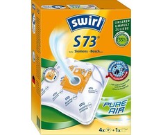 Maišelis dulkių siurbliui Swirl maišelis dulkių siurbliui S73MP AirSpace Žalia Line