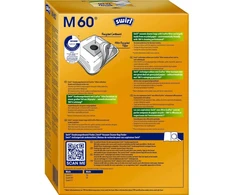Dulkių siurblio maišeliai Swirl 4 vnt. - Dulkių siurblio maišeliai M60 (4006508233144)