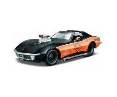 MAISTO DIE CAST 1:24 auto modelis H-D 1970 Chevrolet Corvette, 32193