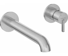 Potinkinis praustuvo maišytuvas Deante Silia BQS_F54L, Brushed steel