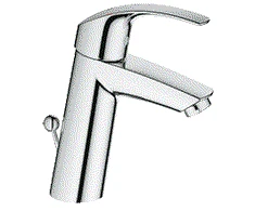 Grohe Eurosmart praustuvo maišytuvas su dugno vožtuvu, M dydis, chromuotas