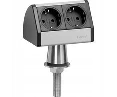 Maitinimo blokas be jungiklio EVOline EVOLINE®T-Dock 2fach 93022055, nėra, lizdų skaičius: 2