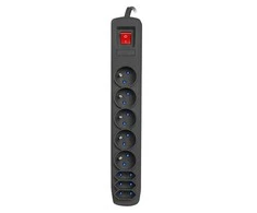 Blow ARMAC R8/CZ/15 Armac Surge Protection ARC8 (8 lizdai) 10A 1.5M juodas