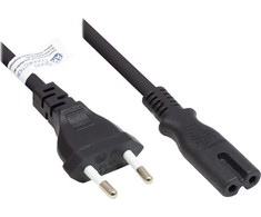 Good Connections Maitinimo kabelis Alcasa Alcasa P0370-S050 maitinimo kabelis juodas 5m maitinimo kištukas C tipo C7 panelis