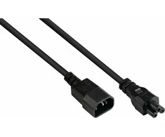 GoodConnections Maitinimo kabelis Alcasa Alcasa P1405-S050 maitinimo kabelis juodas 5m C14 panelis C5 panelis