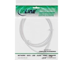 Maitinimo kabelis InLine ® Nuolatinės srovės lizdas, nuolatinės srovės kištukinis lizdas, 5.5x2.1mm, baltas, 5m