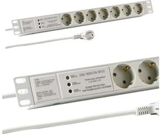 Efb Elektronik Maitinimo kabelis M-CAB M-Cab POW0020 skirstytuvas 2 m 7 x tinklo lizdas Vidinis Pilkas