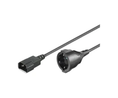 Maitinimo kabelis MicroConnect Adapteris C14 -Schuko, 2m (PE130200)