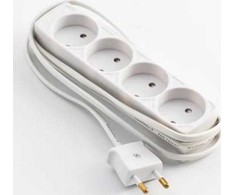 Maitinimo kabelis MicroConnect Microconnect GRUELU4H015 skirstytuvas 1,5 m 4 x tinklo lizdai Vidinis Baltas