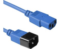 Maitinimo kabelis MicroConnect Microconnect PE1413B18 maitinimo kabelis mėlynas 1,8 m C13 panelinis