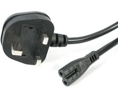 „StarTech BS 1363 Power“ (JK) – C7 IEC 60320 maitinimo kabelis, 1 m (PXTNB2SUK1M)